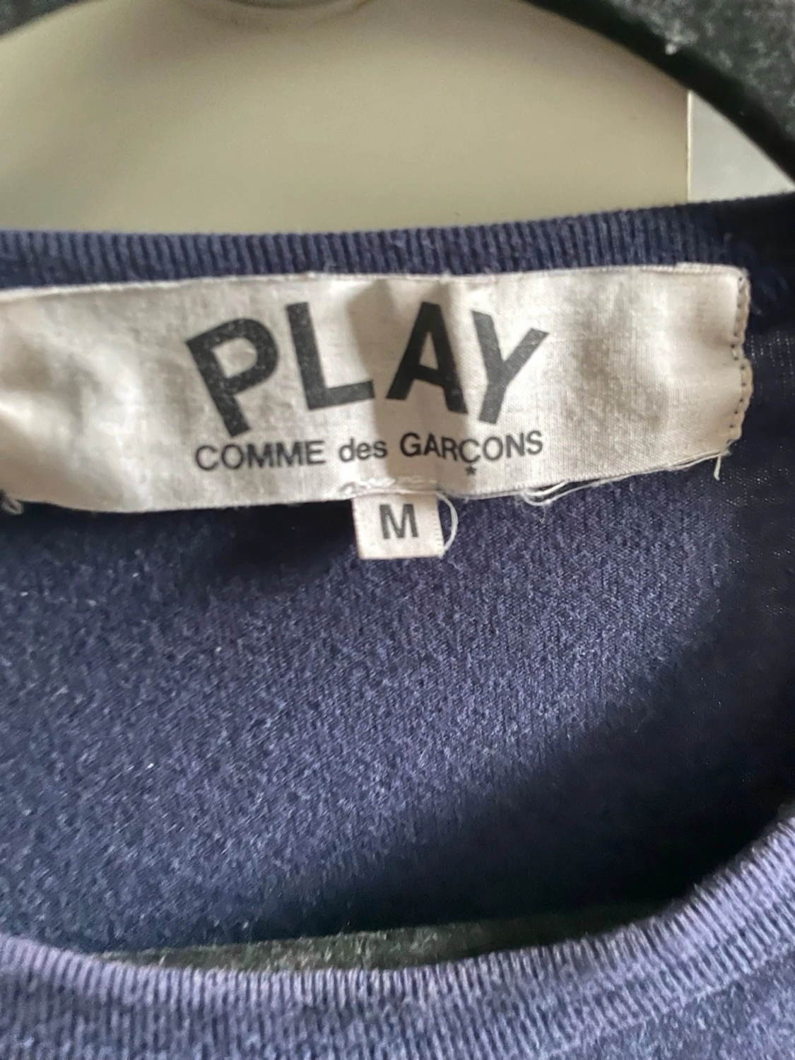 Blå Comme des Garçons Play t-shirt - 1