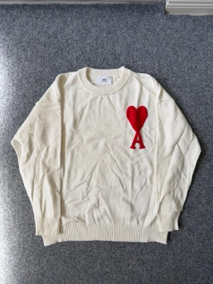 AMI Paris white knit sweater - Size M, true to size. Just like new. Unused, please feel free to ask questions if needed.