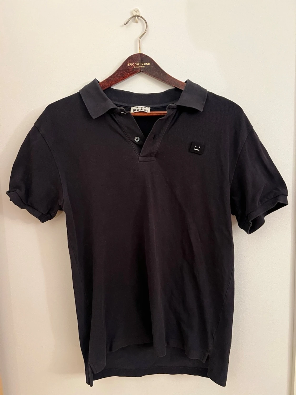 Svart pikétröja från Acne Studios