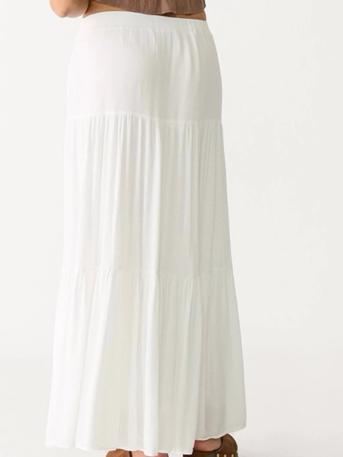 Vit långkjol 