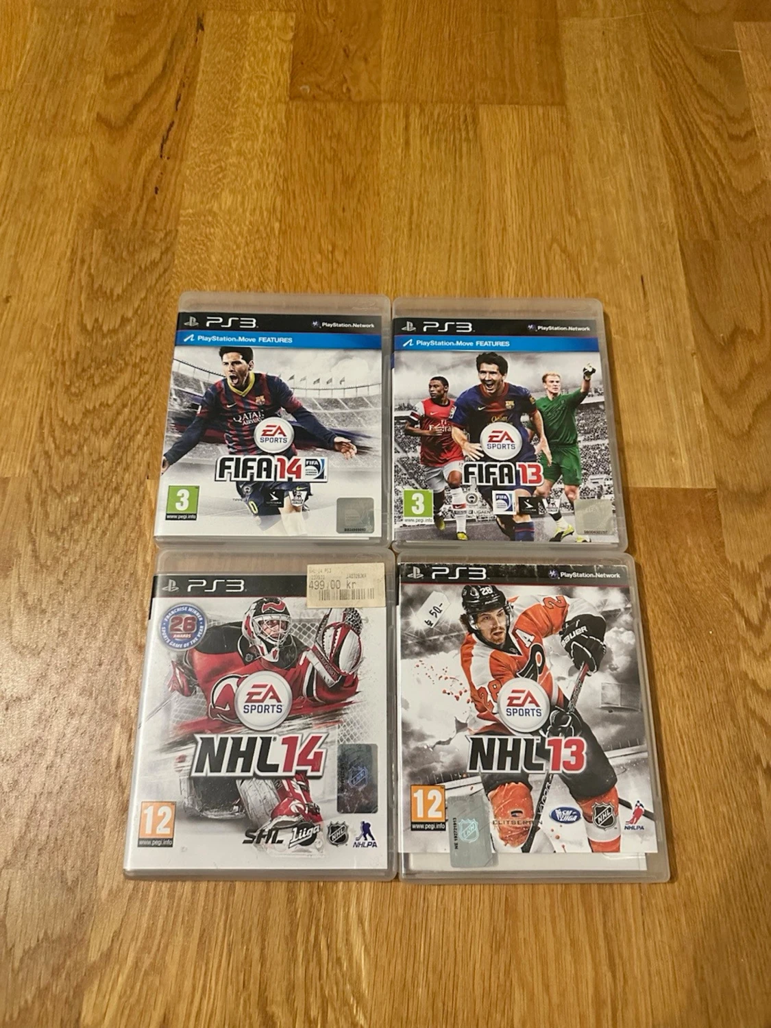 PS3 spelpaket: FIFA & NHL