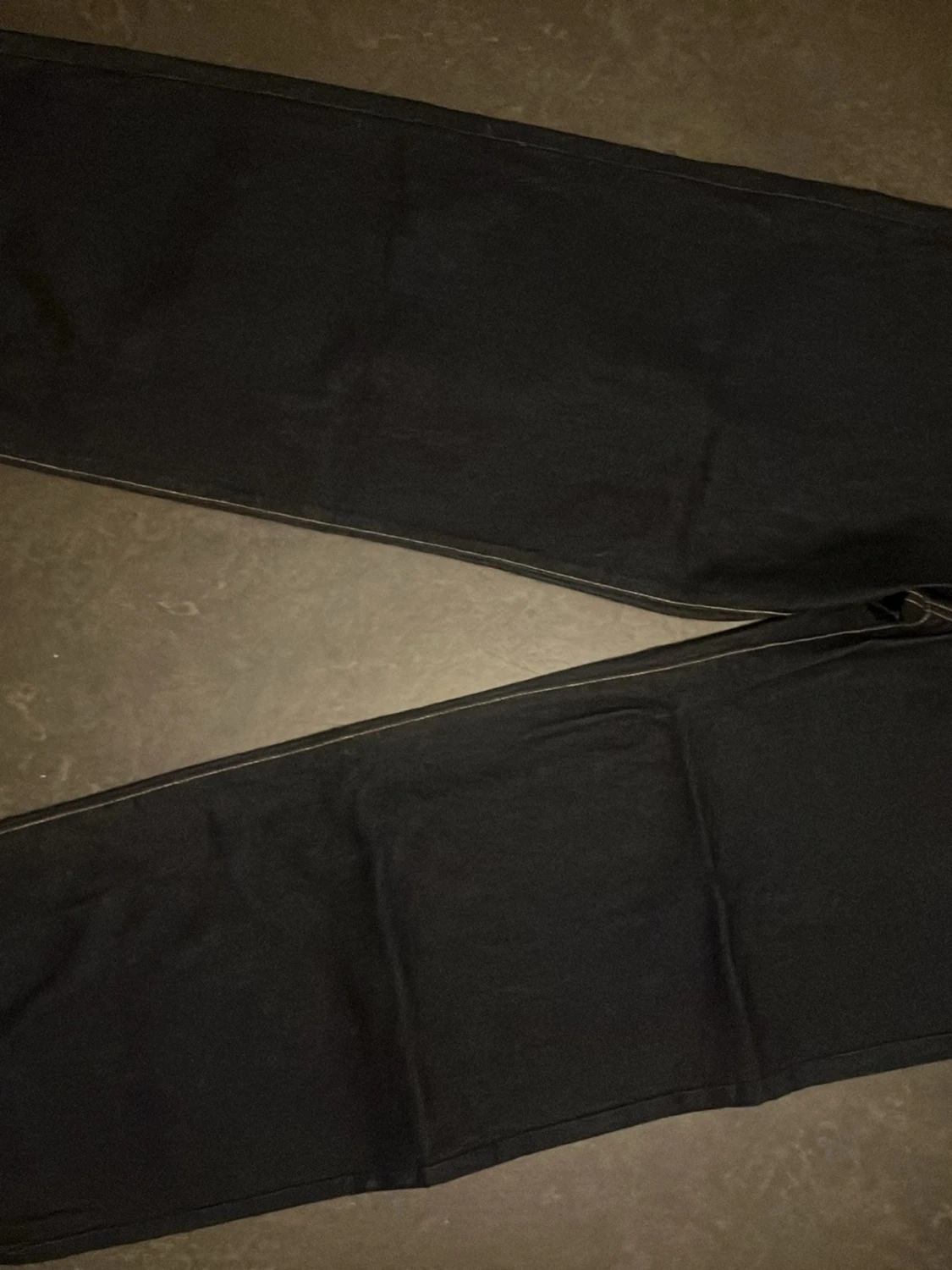 Helt nya mörkblå raka jeans - 2