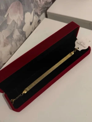 Guld Armband  - Helt ny aldrig använd. Rostfritt stål. Justerbar