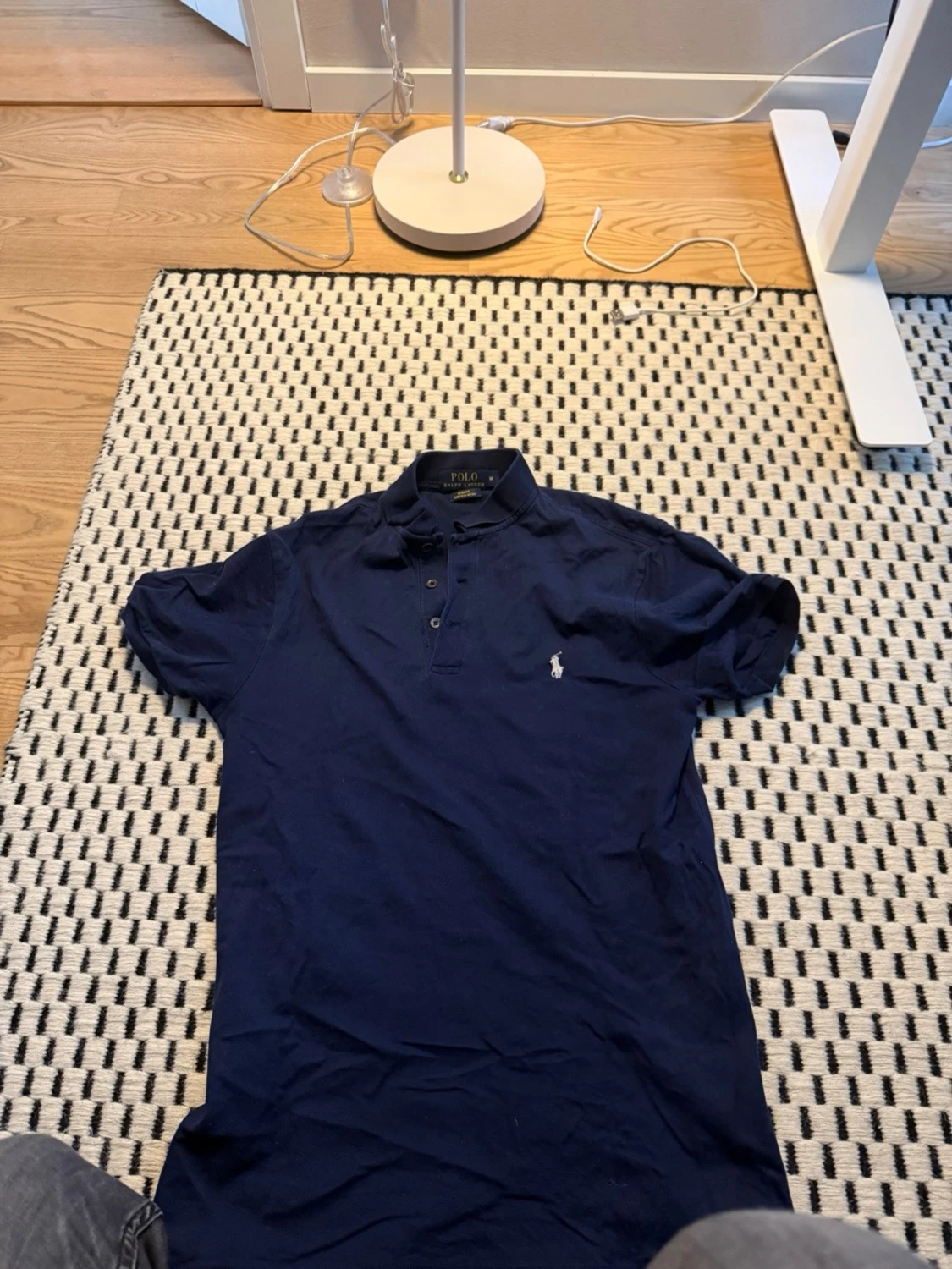 Mörkblå pikétröja från Polo Ralph Lauren