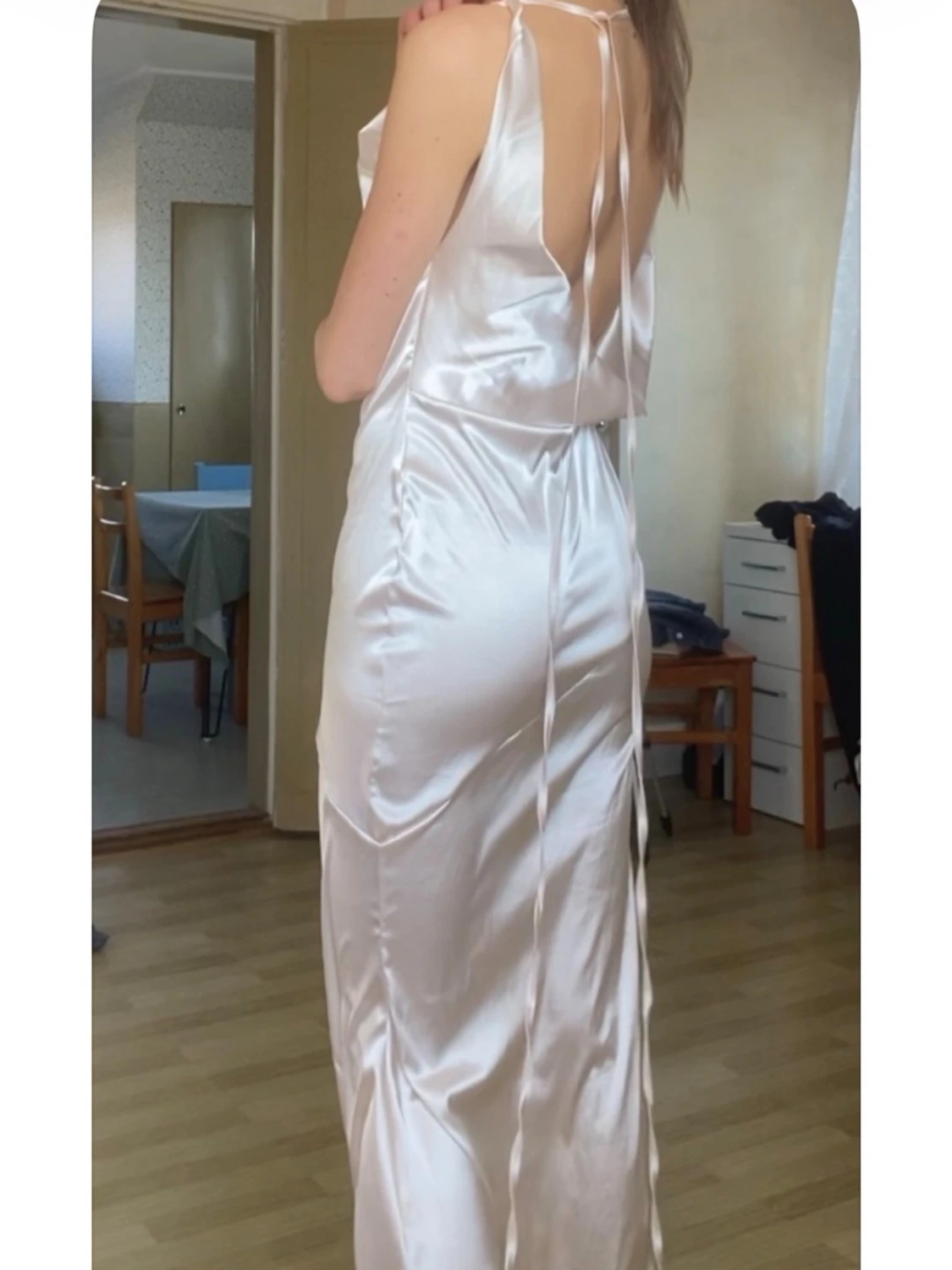 Ljusrosa balklänning 