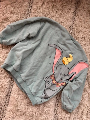 Dumbo tröja  - Superfin mintgrön sweatshirt med stort tryck av Dumbo på ryggen. Fint skick, storlek 92/98. 