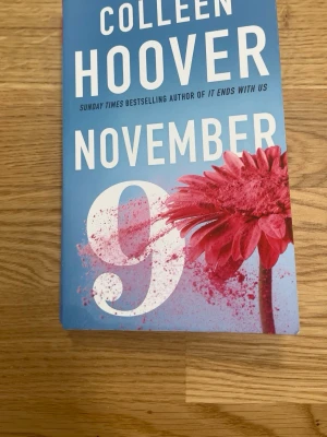 November 9 - November 9 by Colleen Hoover. English paperback edition. Very good condition - clean pages, no writing or damage. Romance / contemporary fiction. Perfect for fans of It Ends With Us. From smoke-free home. Ships 