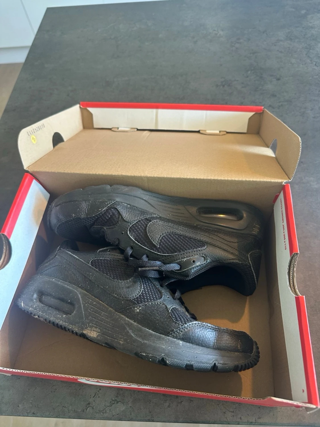 Svarta Nike Air Max sneakers