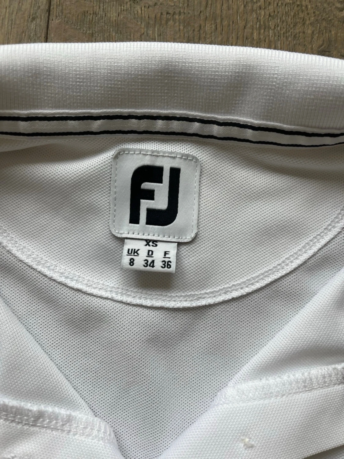 Vit pikétopp från FootJoy XS - 1