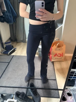 Marin blå yoga pants - Marin blå leggings 