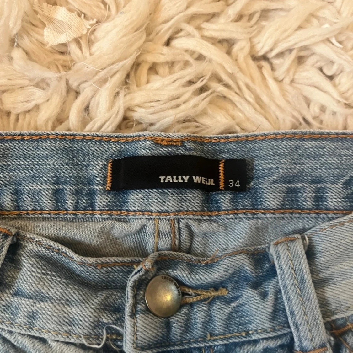 Superlowrise jeansshorts  - 3