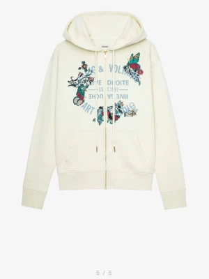 Supersnygg Zadig hoodie  - Jättesnygg zip up från Zadig som inte går att köpa längre, passar xs till m, nypris 3000💗pris kan diskuteras