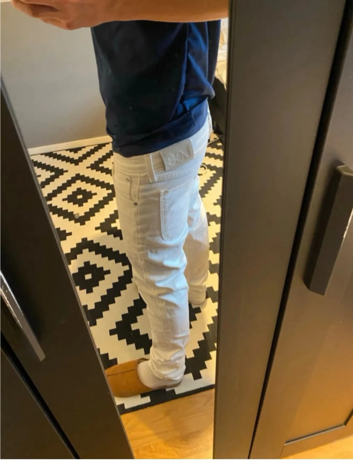 Vita jeans från Lee
