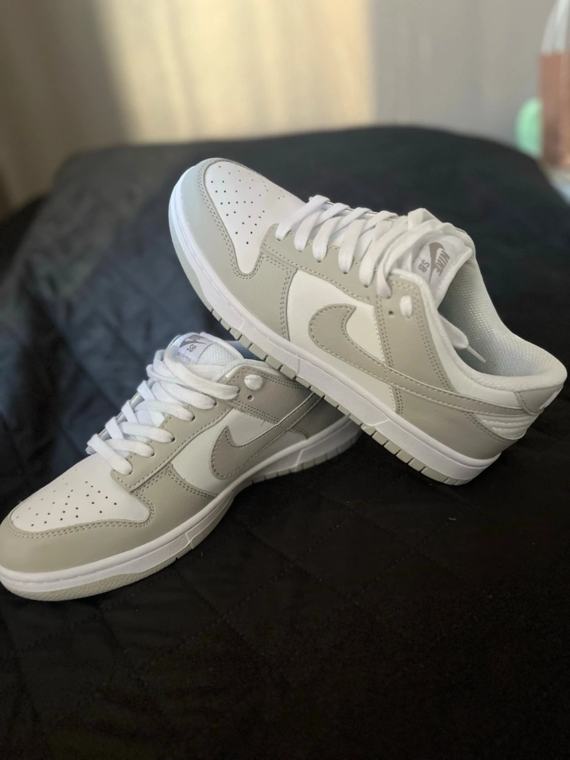 Nike Dunk Low vit/grå