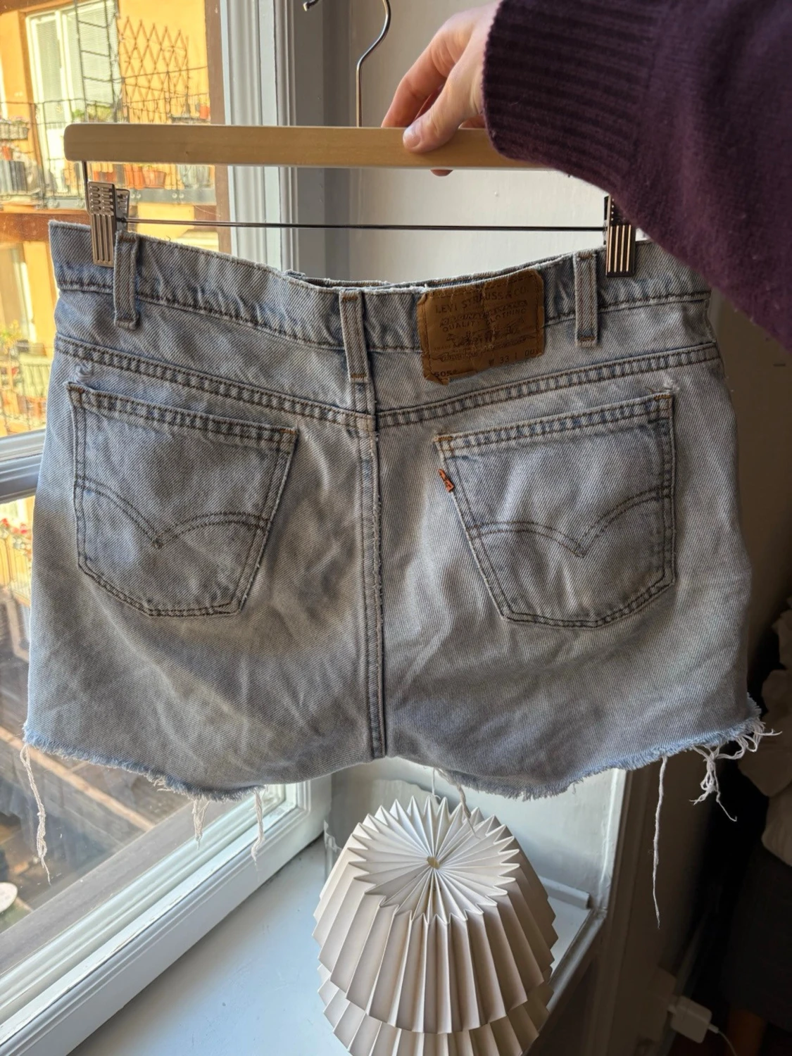 Levi's ljusblå jeansshorts