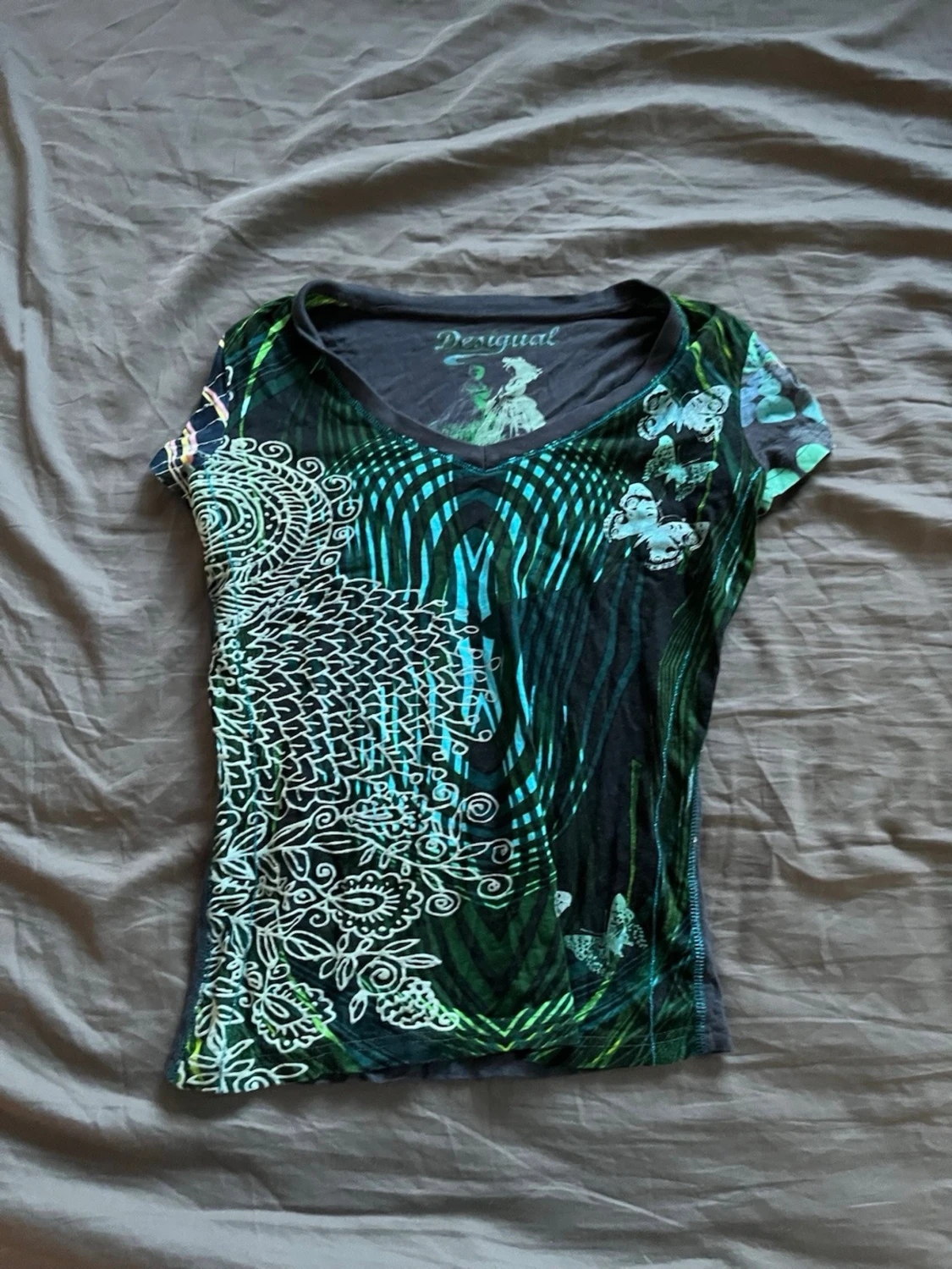 Mönstrad topp från Desigual