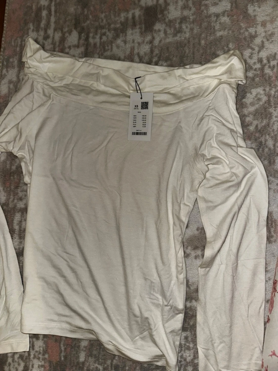 Vit offshoulder topp från Zara xs - 1