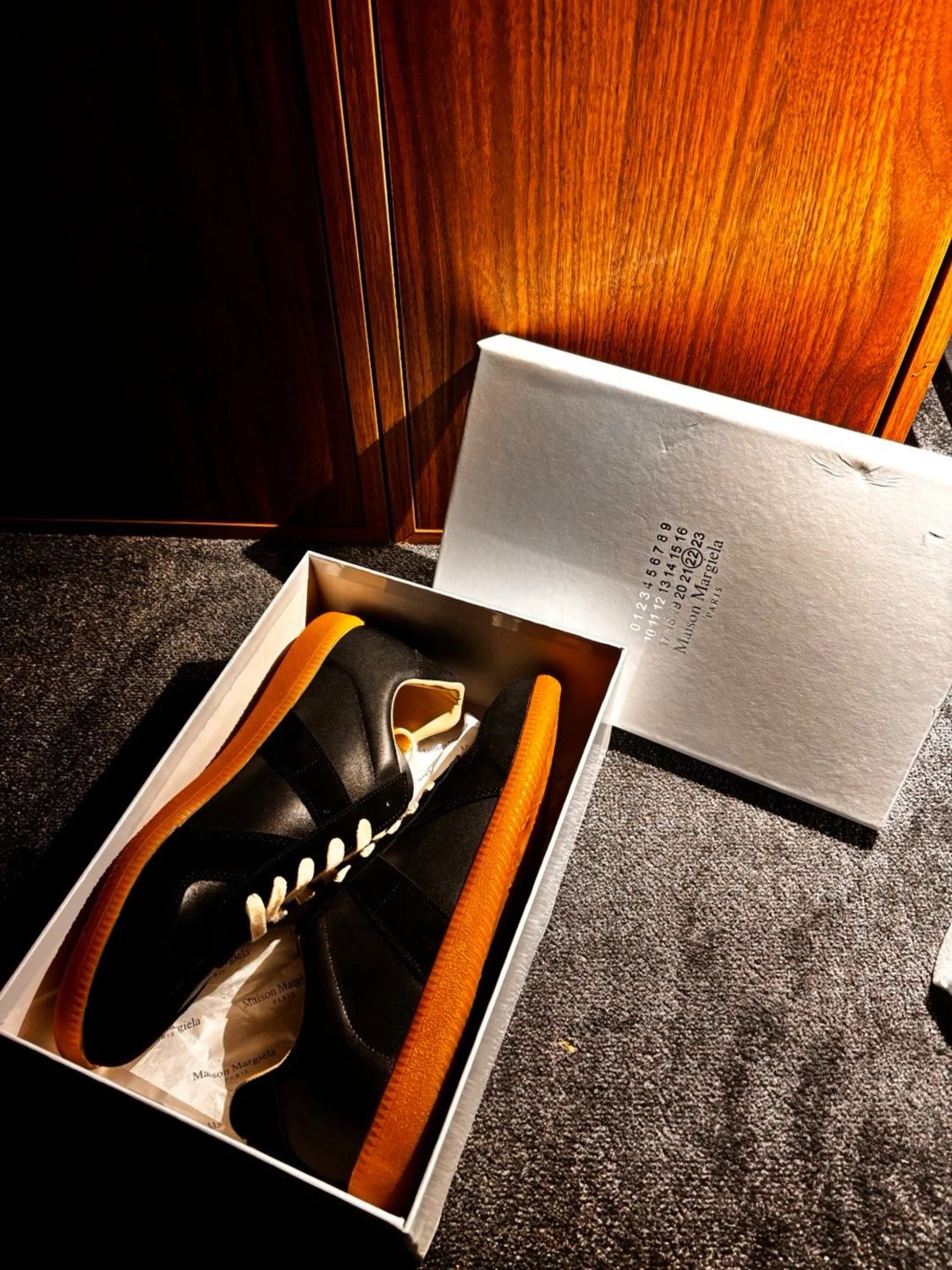 Svarta sneakers Maison Margiela - 4