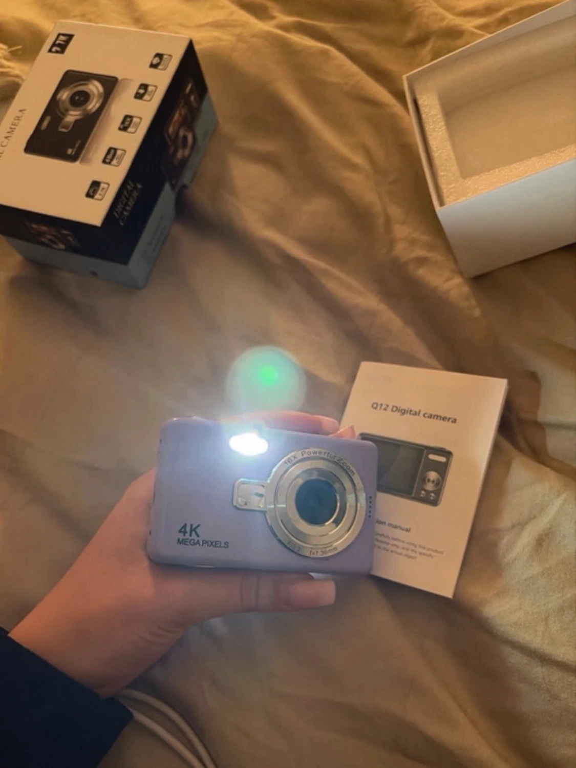 Lila digitalkamera 4K 27MP - 5