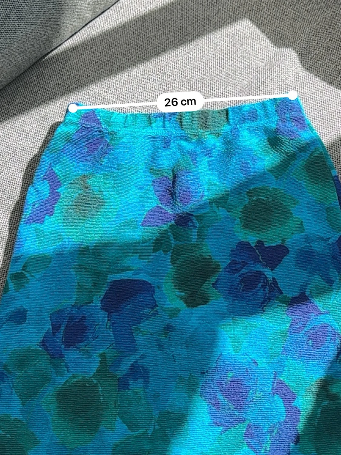 Blommig blå kjol från Ungaro - 3