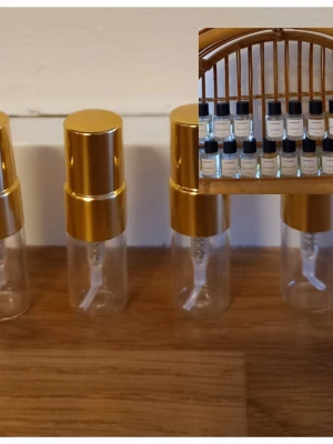 Essnce splitpaket  - 4 stycken 2 ml glasdekanter med spray ✨️Välj bland dofterna som finns på listor bland bilderna 