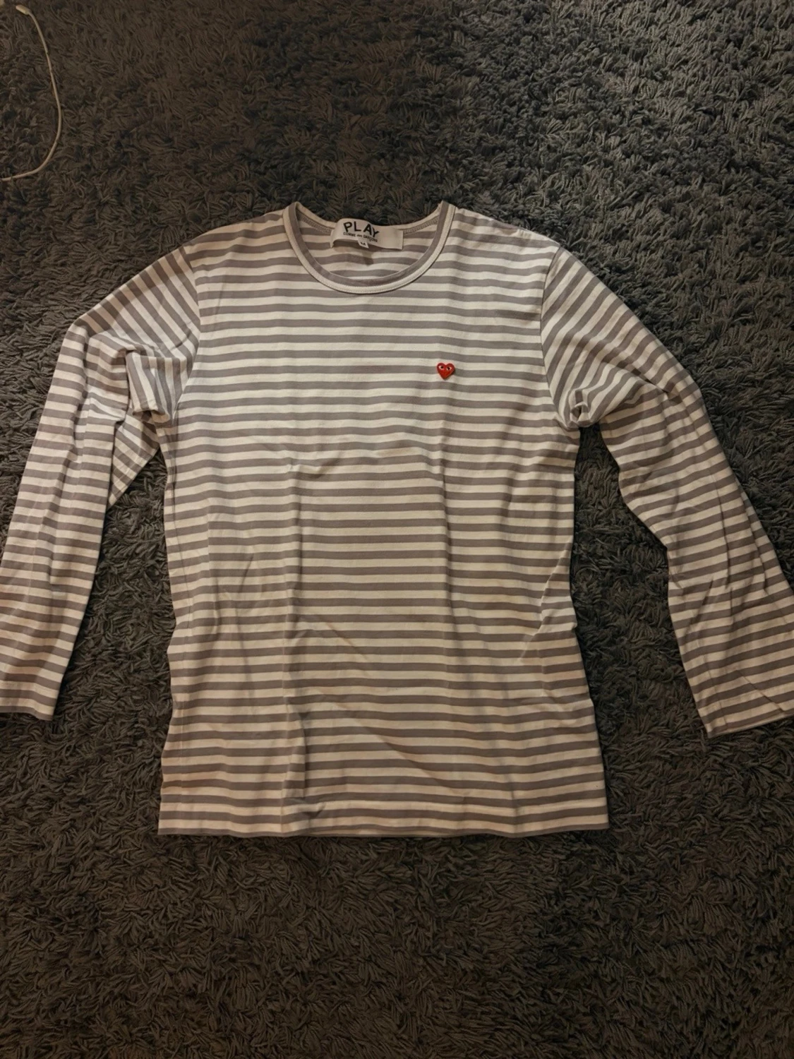 Randig långärmad topp från Comme des Garçons