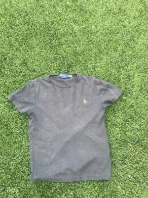 Svart t-shirt från Polo Ralph Lauren - Svart t-shirt från Polo Ralph Lauren med klassisk rund hals och liten broderad logga på bröstet. Enkel och stilren design som passar till det mesta. Tillverkad i mjuk bomull för skön känsla.