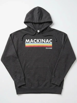 Vintage-style Mackinac Island Hoodie (XL) – Retro vibe - Säljer en riktigt schysst gråmelerad hoodie med retromotiv från Mackinac Island. Perfekt för dig som letar efter den rätta "vintage looken" eller vill ha en skön oversized passform.  Storlek: XL (passar även perfekt som oversized för L).  Skick: Mycket gott skick. Trycket har en snygg, lätt sliten retro-finish från början.  Material: Kraftig och mjuk kvalitet (80% bomull, 20% polyester).  Stil: Gorpcore / Retro / Americana / Streetwear. Mjuk på insidan och redo för en ny ägare! Skickas snabbt!