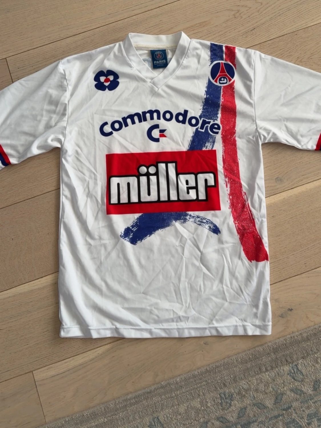 PSG retro vit matchtröja