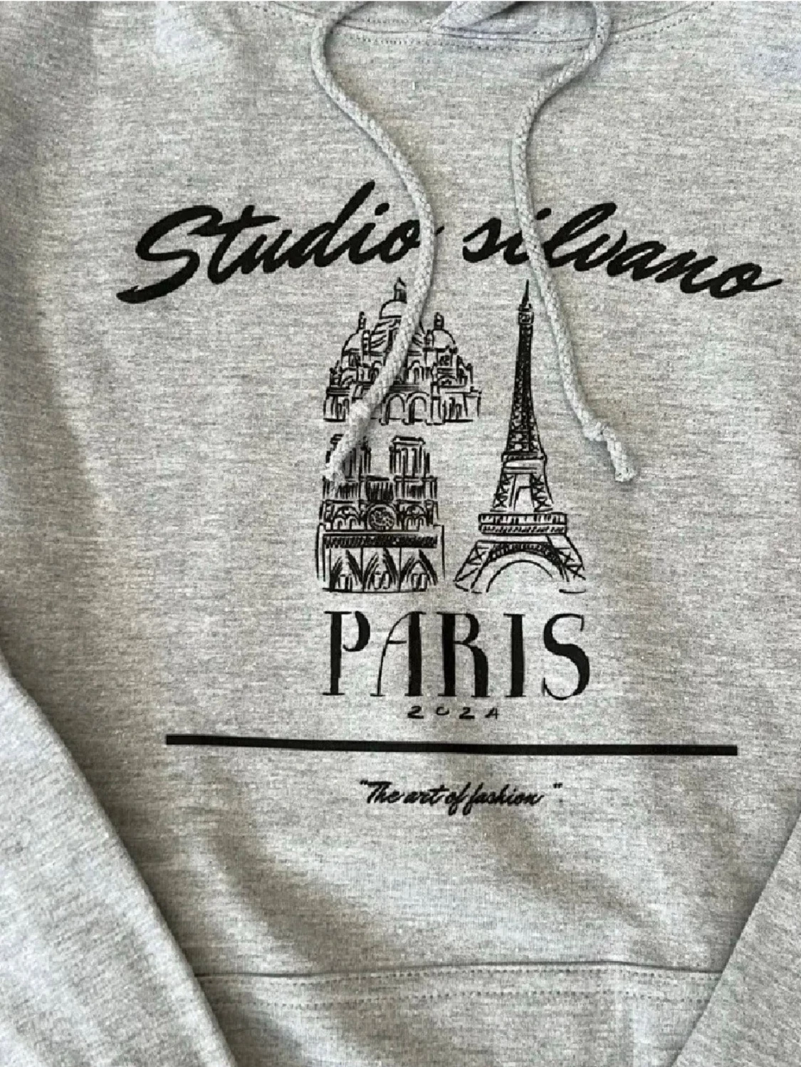 Grå hoodie Studio Silvano Paris - 1