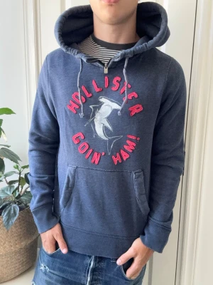 Hollister hoodie  - Hollister hoodie, Inga defekter! Modellen i bilderna är 180 cm 75 kg och bär Storlek M , Kom med frågor! 🌟 (Kan gå ned i pris vid köp av paket 😉) 