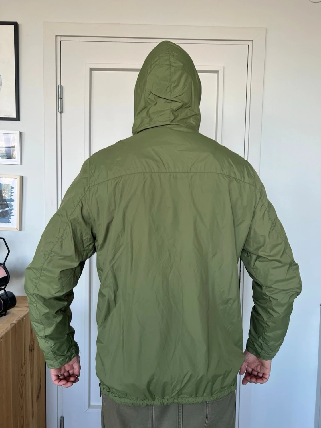 Napapijri Geographic Anorak Jacket – Olive Green  - 1
