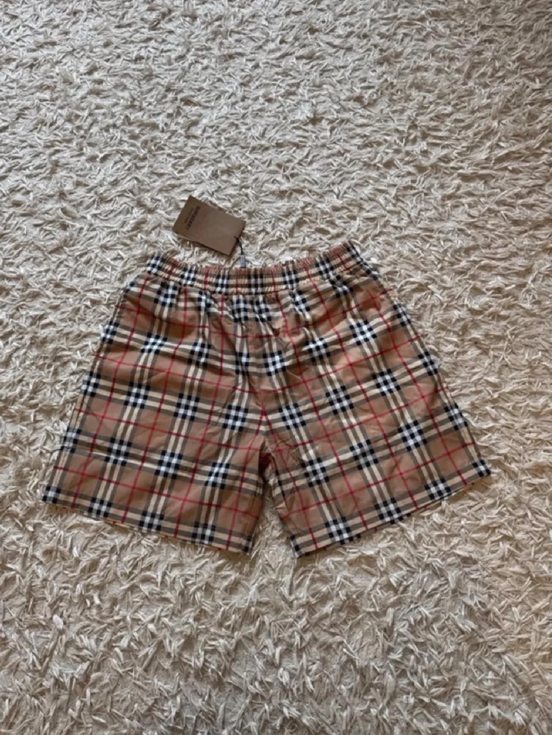 Rutig shorts från Burberry