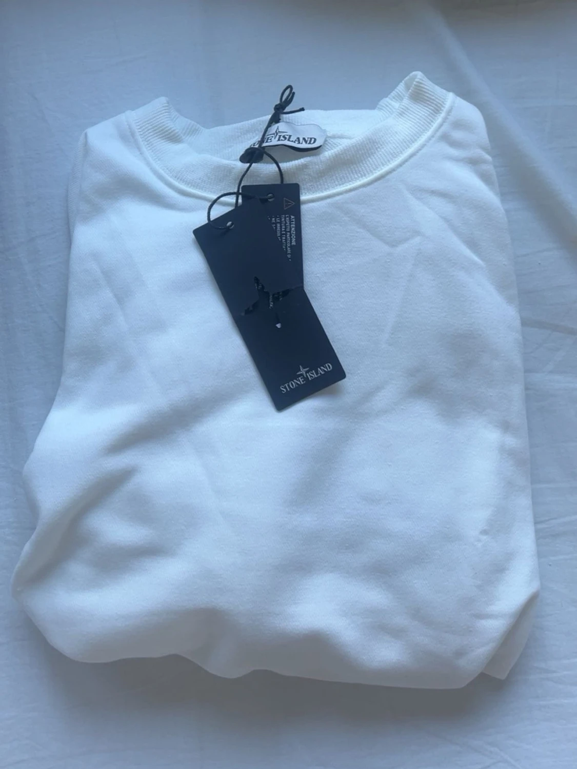 Vit helt ny Stone island tröja - 4