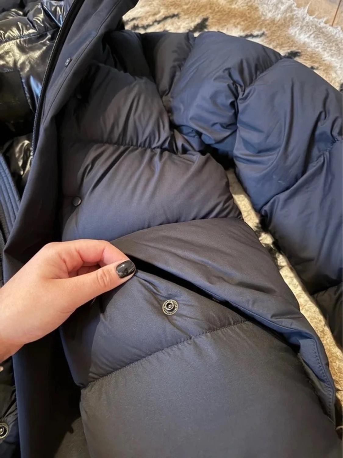 Svart dunjacka från Moncler - 5