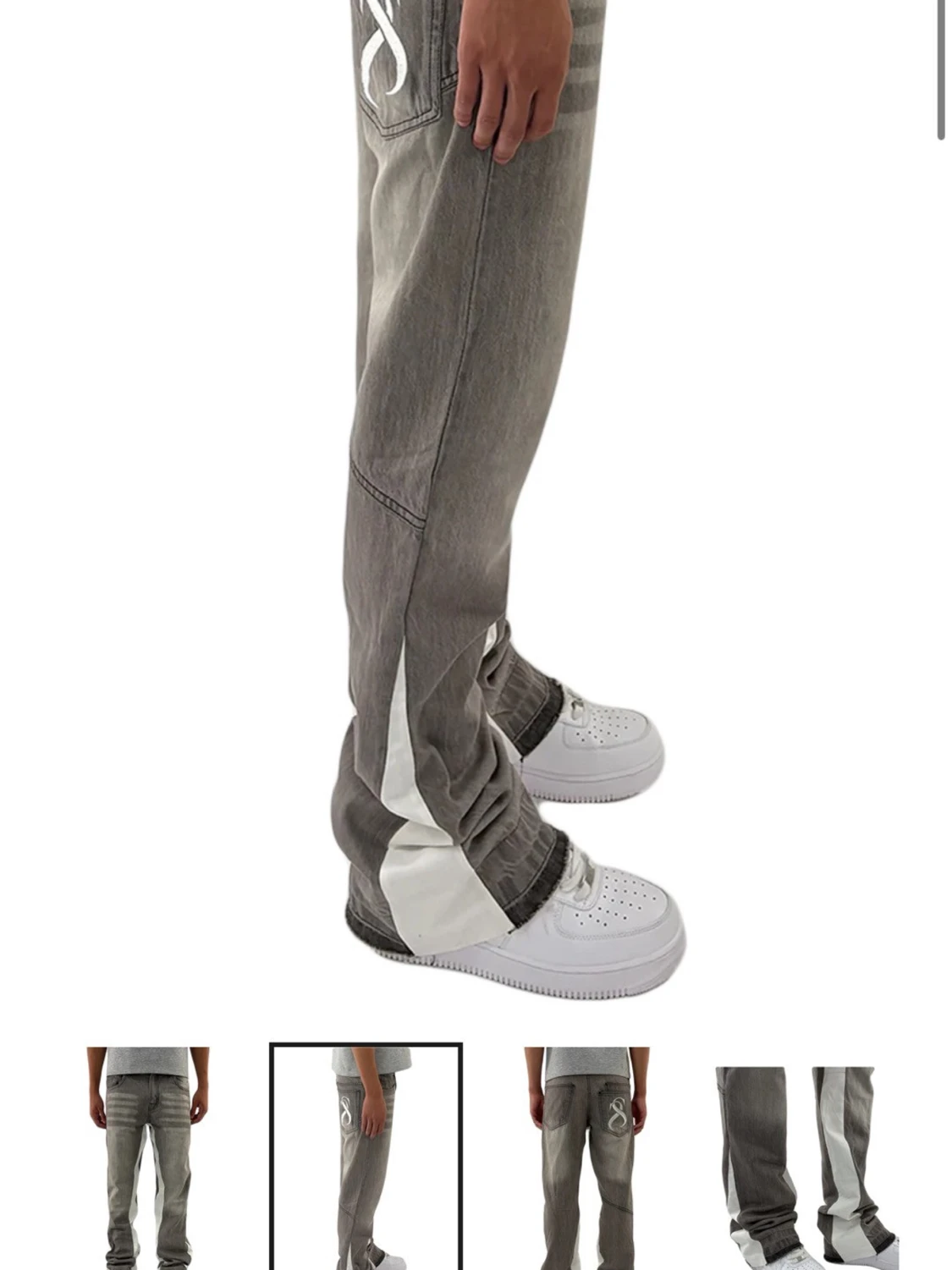 Sterlingz flared denim jeans - 3