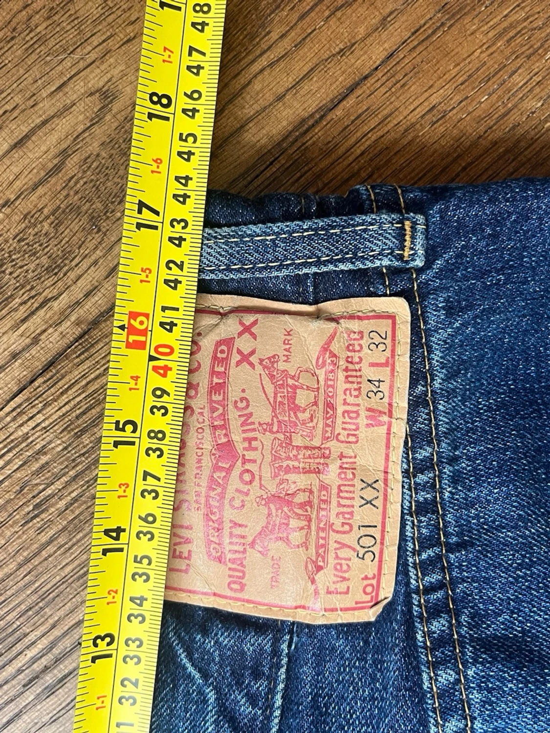 Vintage Selvedge Big E 501XX LVC Levi’s  - 4