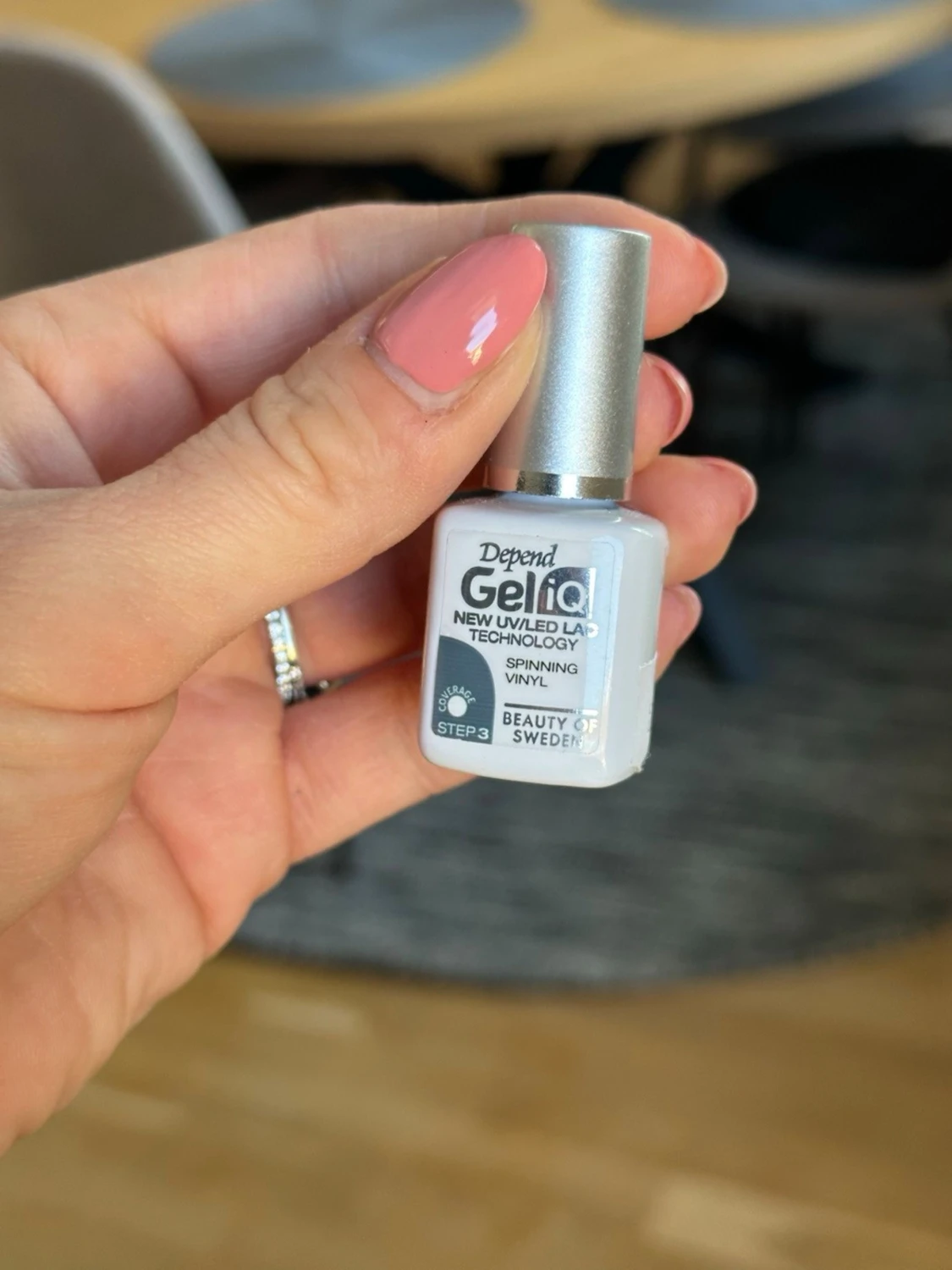 Depend GeliQ gråblått nagellack - 1
