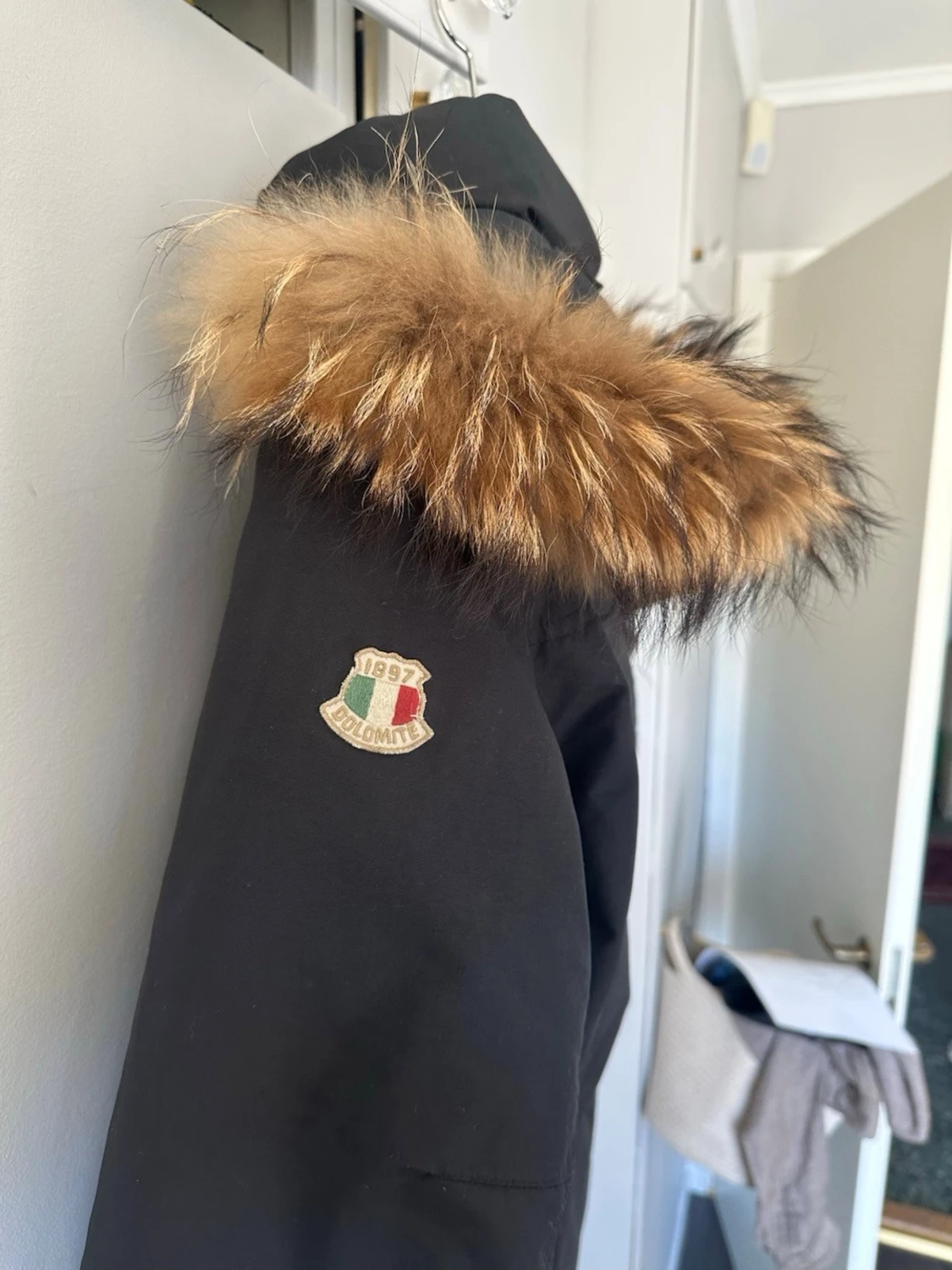 Dunjacka med äkta päls  - 2