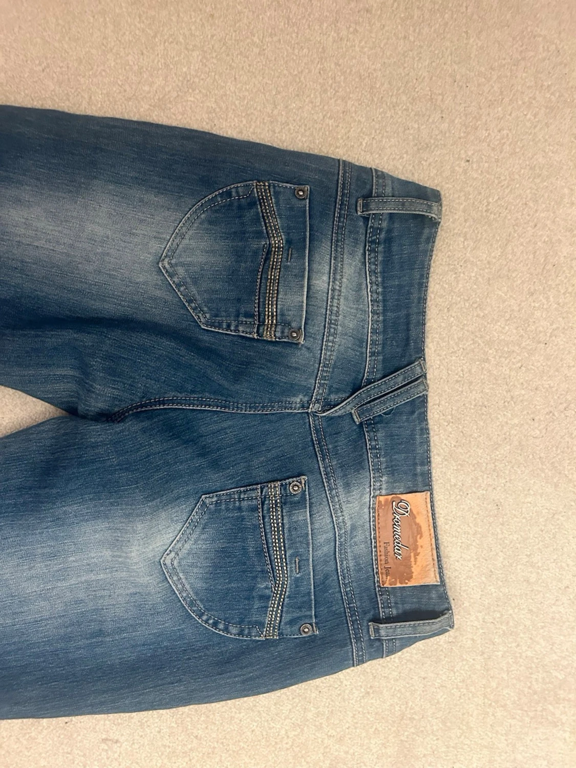 Blå jeans vintage