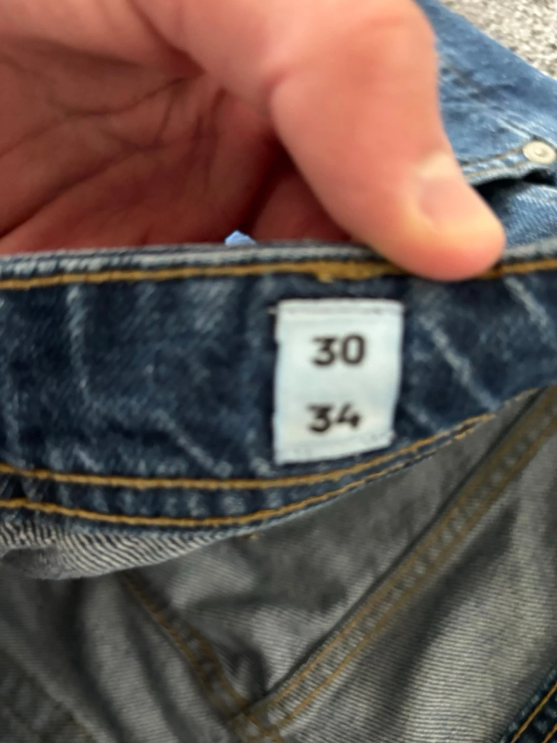 Blå raka jeans från Jack and Jones  - 2