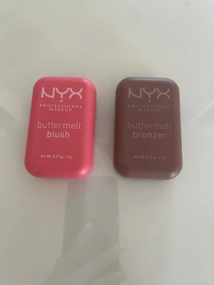 NYX buttermelt blush rosa krämrouge - Säljer mina nyx bronzer och blush i färgerna 04🩷säljer de pga att de inte kommer till användning testade två gånger, går att köpa separat Elelr tillsammans 