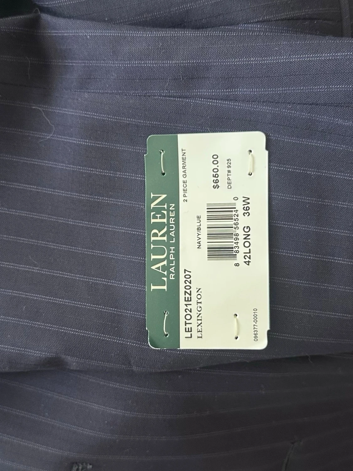Mörkblå randig kavaj Lauren Ralph Lauren - 2