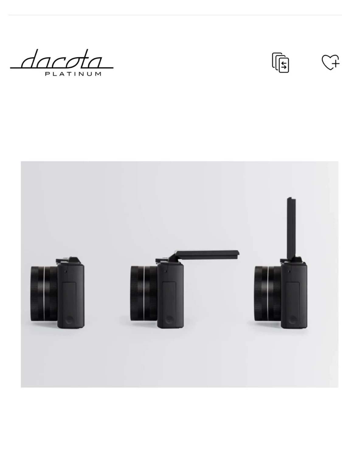 Dacota Platinum 4K digitalkamera - 2