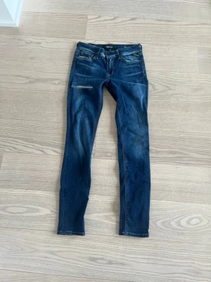 Mörkblå replay jeans - Mörkblå hyperflex replay jeans W27 L30