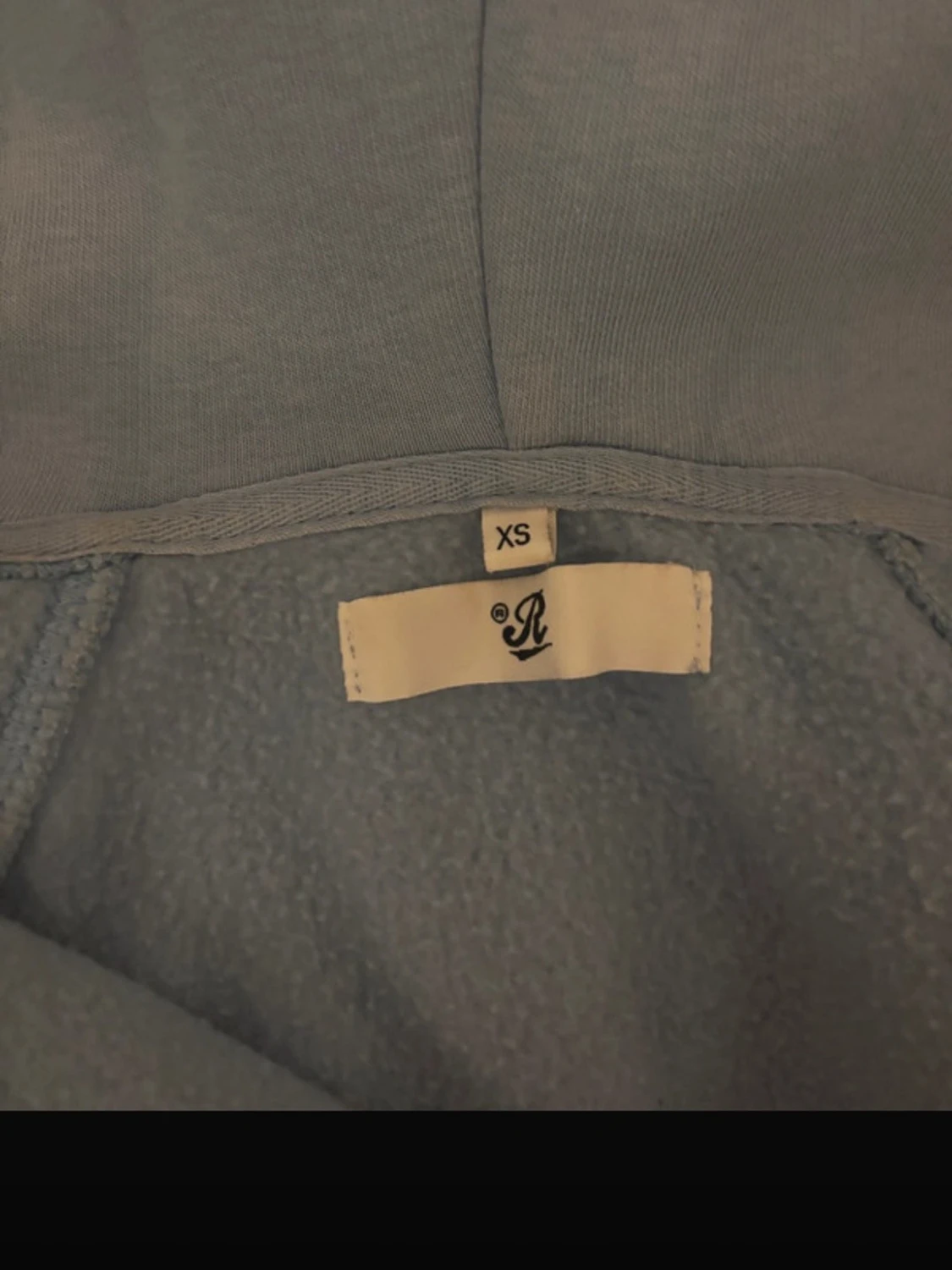 Ljusblå hoodie från Russemerch  - 2