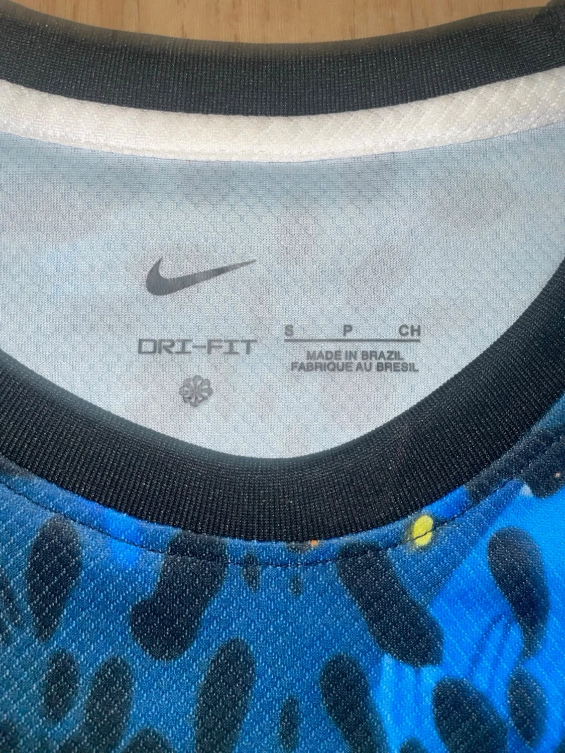 Nike Brasil blå matchtröja pantermotiv - 2