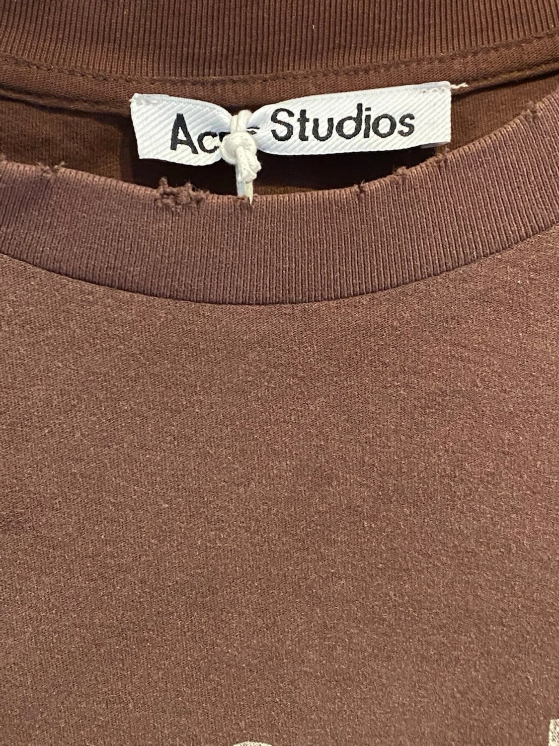 Brun långärmad topp Acne Studios - 3