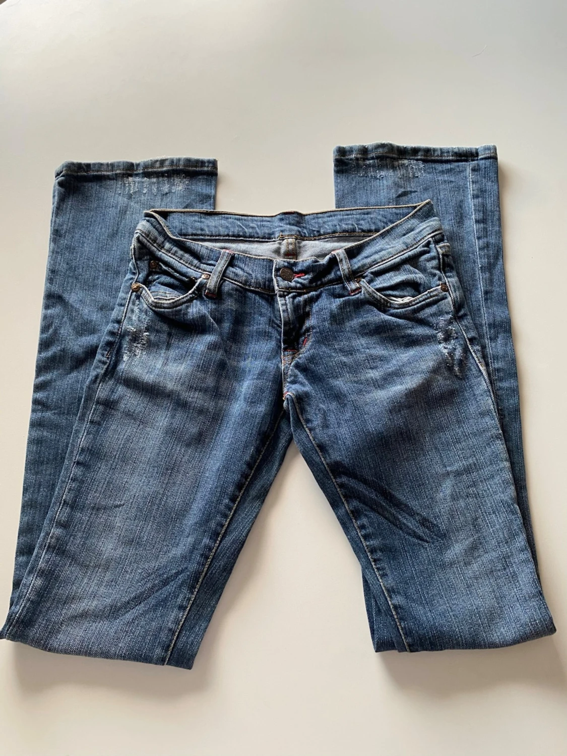 Blåa Puss & Kram jeans med stjärnor