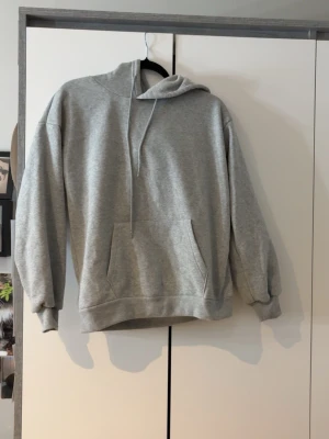 Grå hoodie med draktryck - Grå hoodie med stor ficka framtill och huva med dragsko. Baksidan har ett stort svart tryck med drake och texten 'The Thirteen Blackbeak Witches'. Perfekt för dig som gillar fantasy och unika tryck.